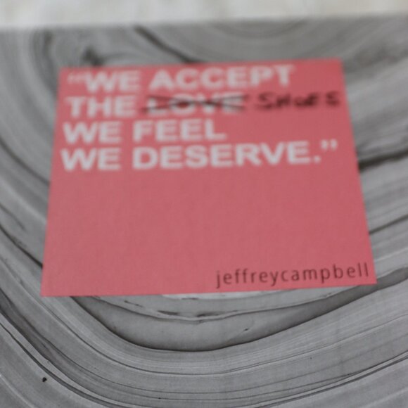 Jeffery Campbell Civil MP Black Suede Gold Pearl Size 9.5 - Picture 10 of 13